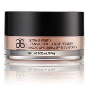 Arbonne Makeup Setting Pretty Translucent Loose Powder SPF  15 Unopened NWT